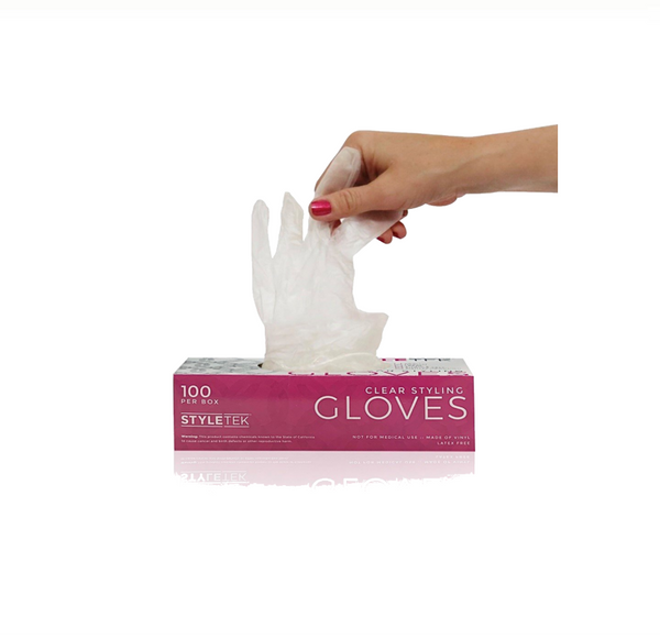 CLEAR TOUCH VINYL GLOVES 100CT