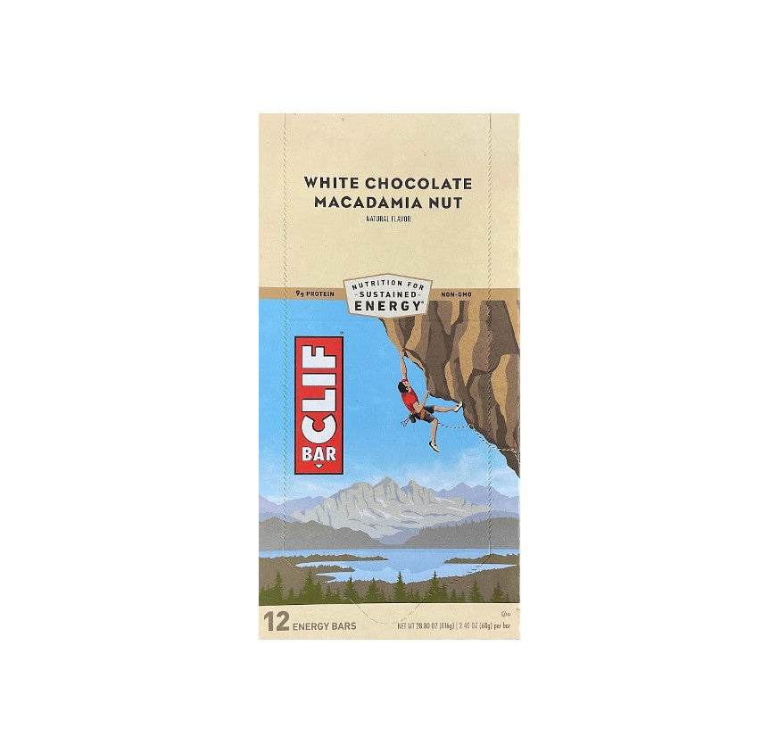 CLIFF BAR 12CT-2.40Z- WHITE CH