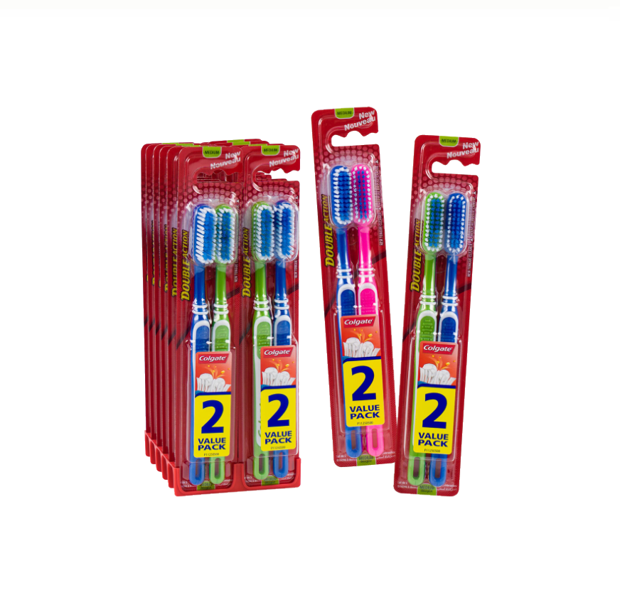 COLGATE TOOTHBRUSH DA 2PK 12CT