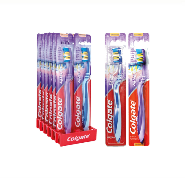 COLGATE TOOTHBRUSH ZIGZAG 12CT