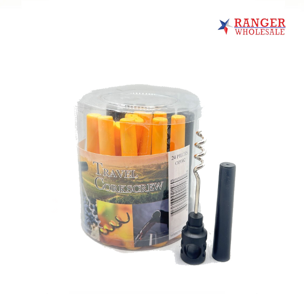 CORKSCREW PLASTIC JAR  24cT