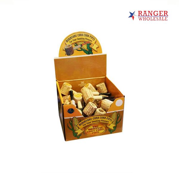 CORN COB MINI PIPES 12CT