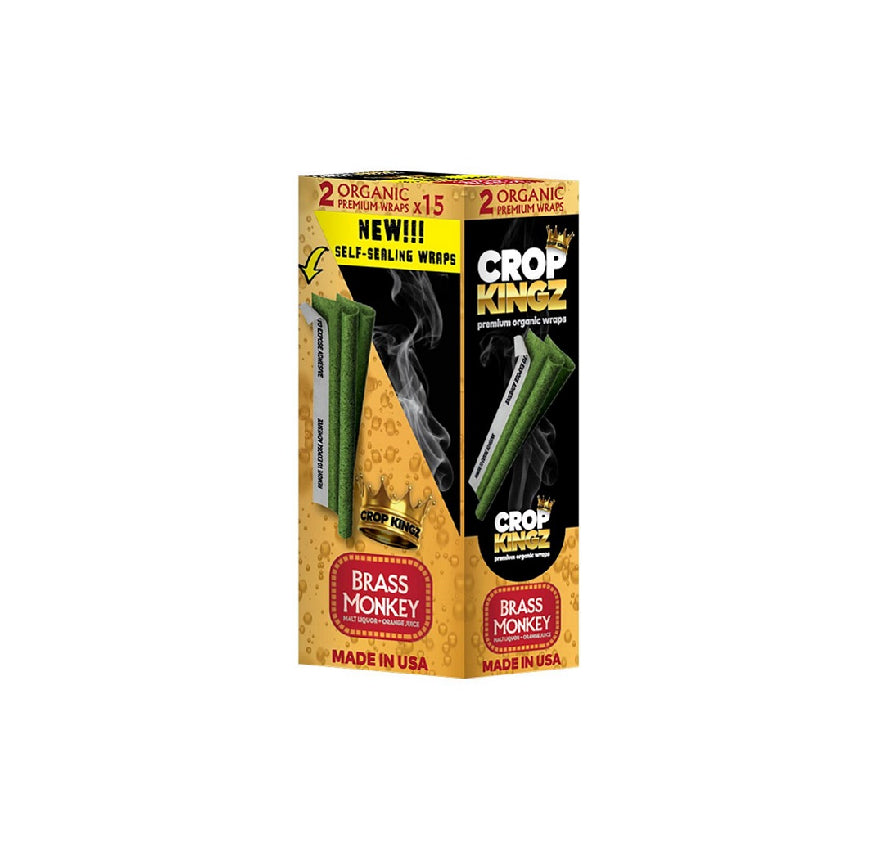 CROP KING BRASS M WRAPS15/2PK