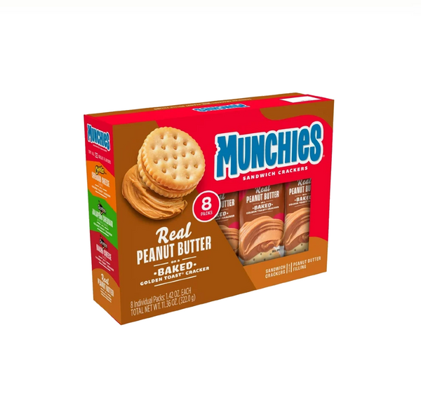 CRUNCHY MUNCHIES PEANUT 8CT