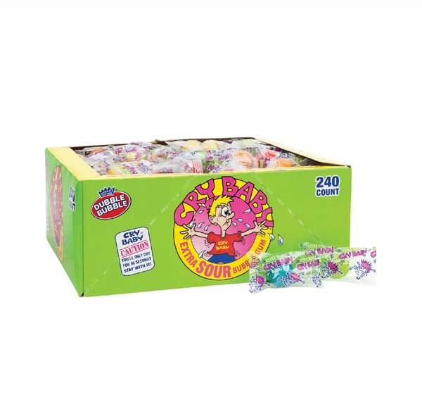 CRY BABY SOUR GUM BX- 240 ct**