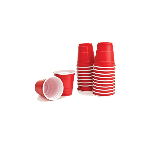 CUPS RED MINI 2OZ 20CT