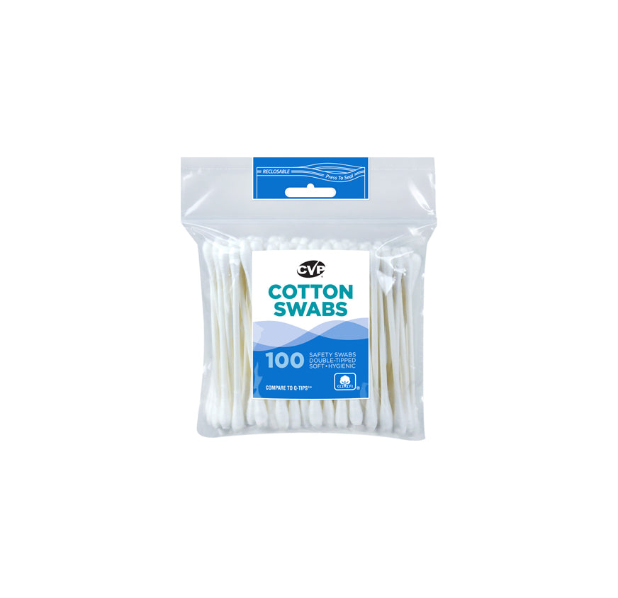 CVP COTTON SWAB 100CT