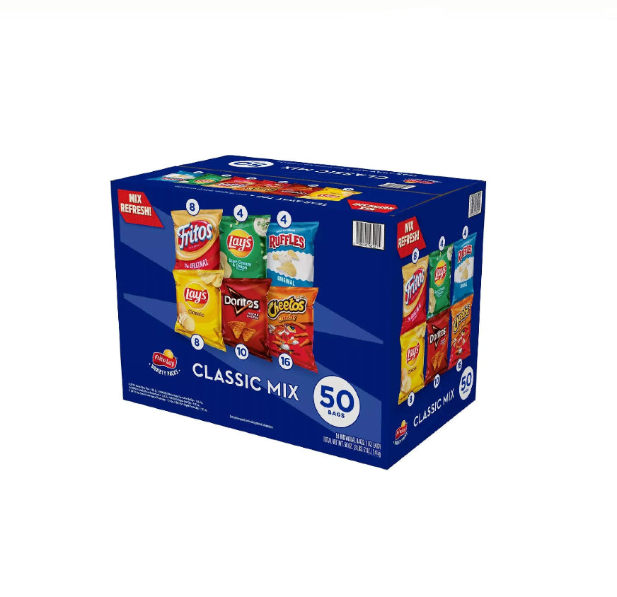 FRITO LAY CLASSIC CHIPSMIX50CT