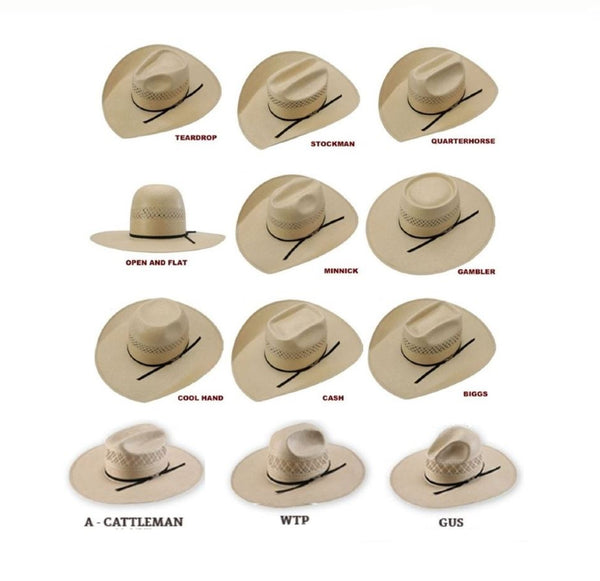 Cowboy Hats ( various shapes)