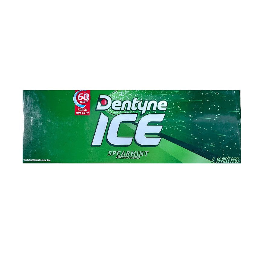 DENTYNE ICE -SPEARMINT 16/9CT