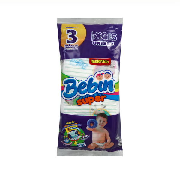 DIAPER  BEBIN  XXLARGE 3CT