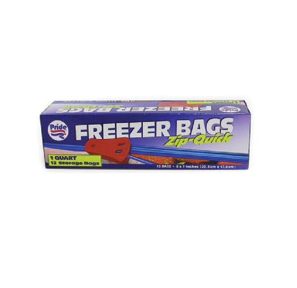 DISPOZEIT FREEZER BAG 1Q 12 CT