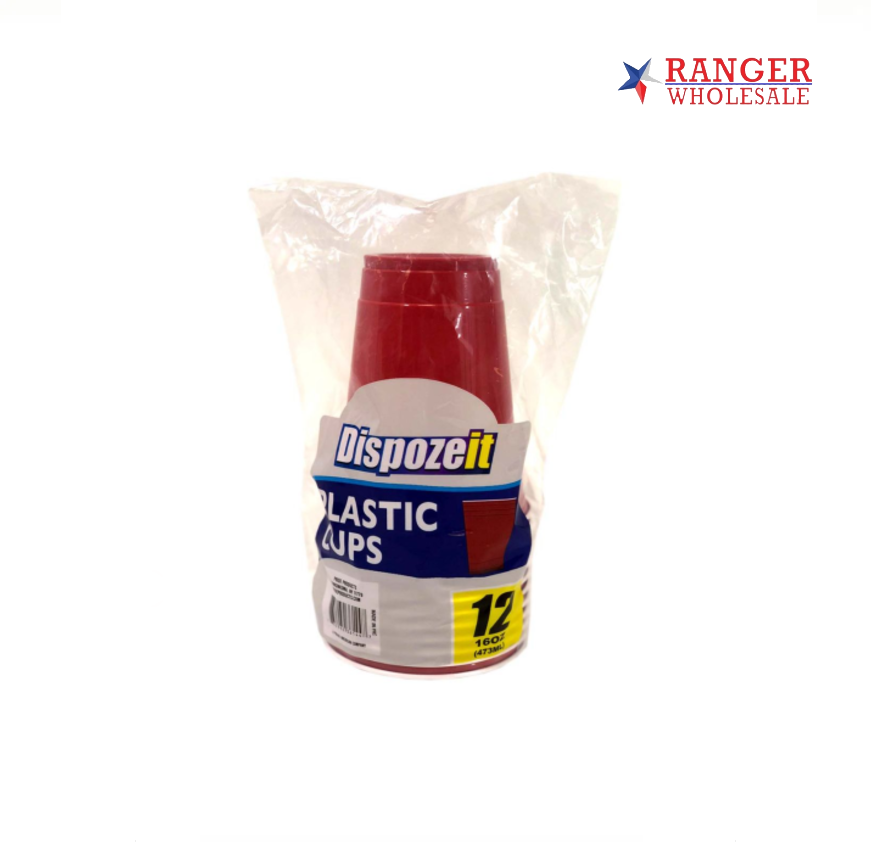 DISPOZEIT PLASTIC CUP 160Z/12C