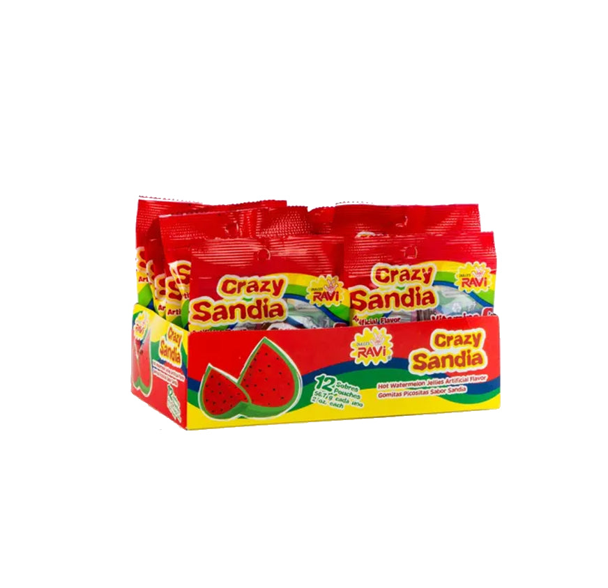 DULCES RAVI CRAZY SANDIA 12CT