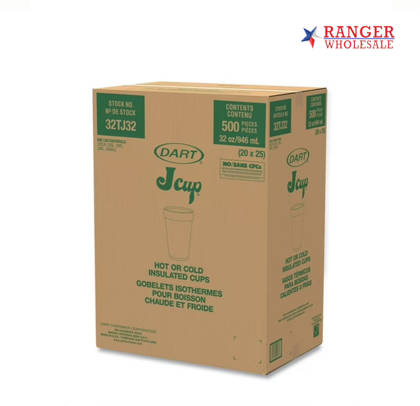 Dart Foam Cups - 500/32oz