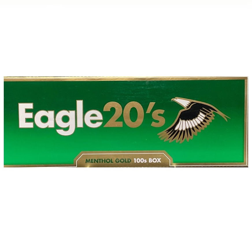 EAGLE 20'S MENTHOL GOLD 100 BX
