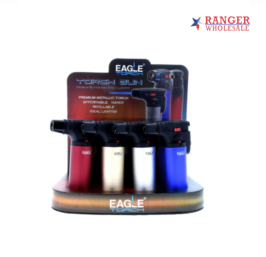EAGLE TORCH  METAL GUN 12CT