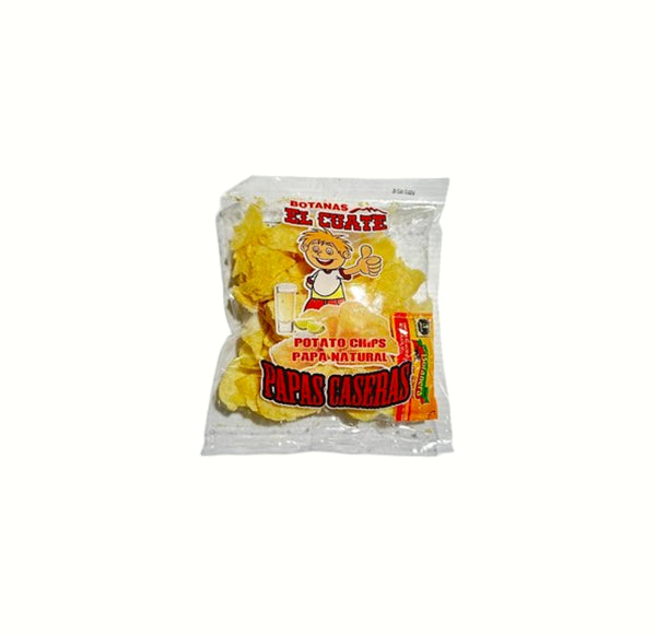 EL CUATE PAPAS CASERA CHIPS3OZ