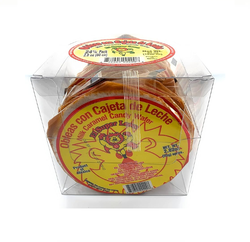 EL SUPER OBLEAS DE CAJETA 20CT
