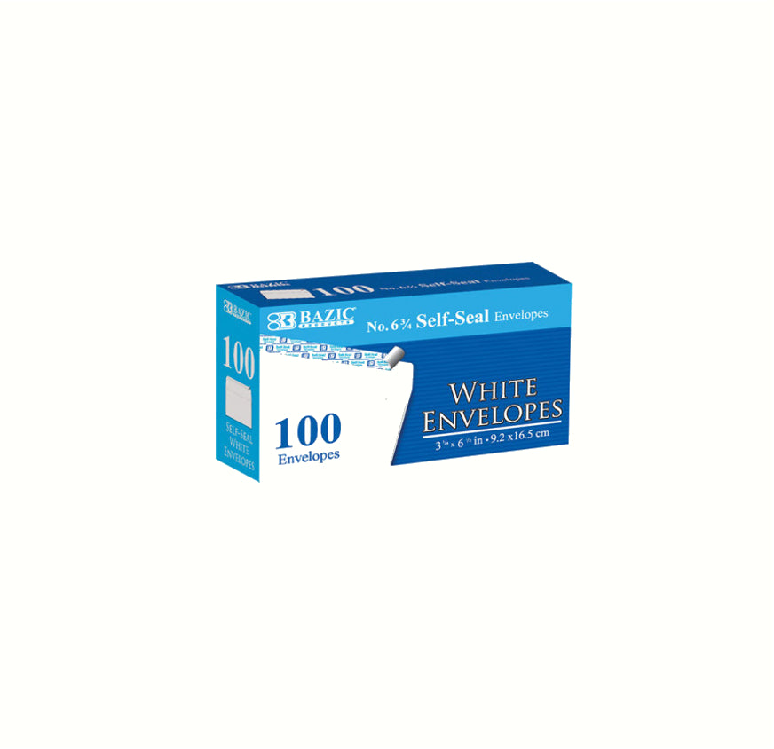 ENVELOPE BAZIC WHITE 4'*9' 40C