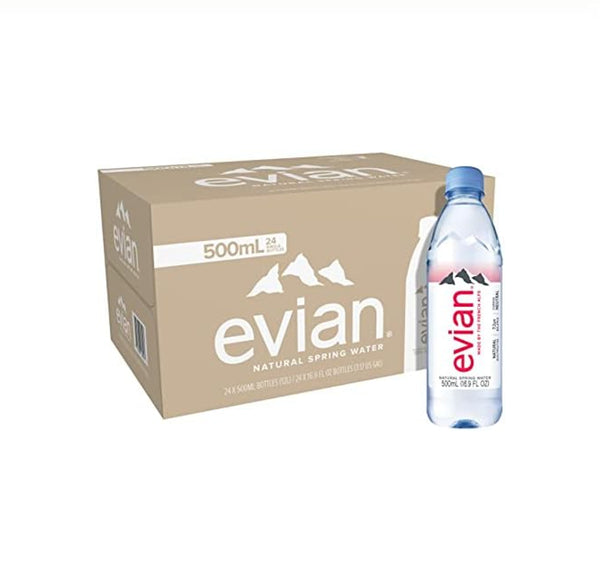 EVIAN WATER 16.9OZ(500ML) 24CT
