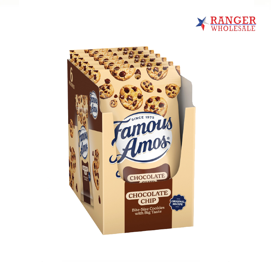 FAMOUS AMOS CHOC CHIP 3OZ/6CT