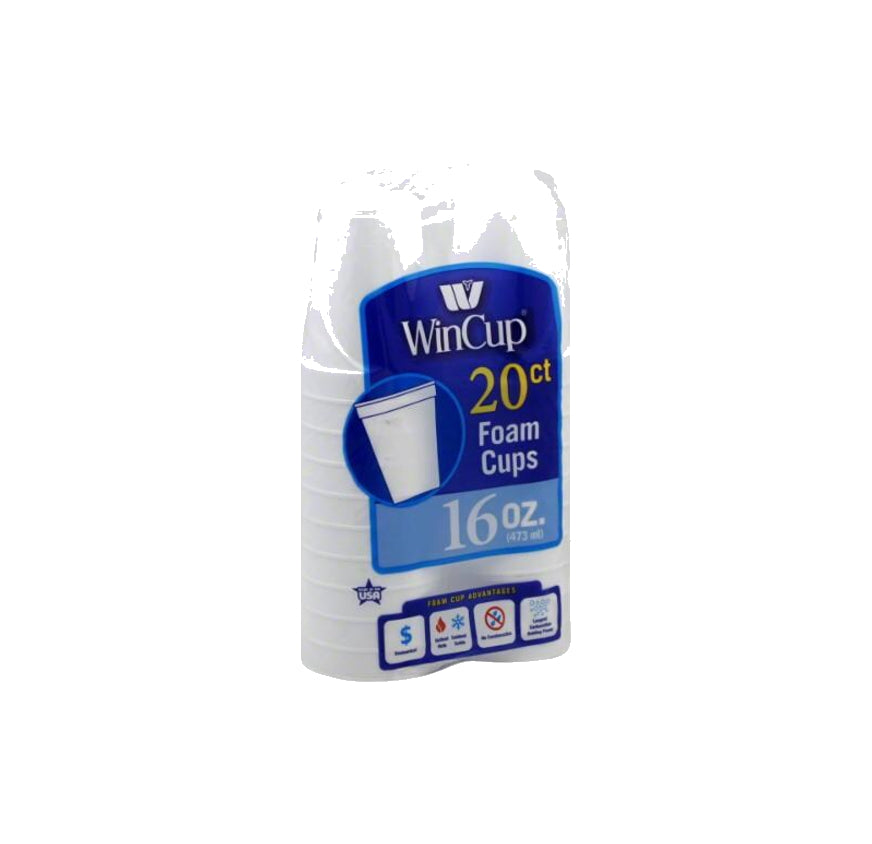 FOAM CUP WINCUP 16oz20CT