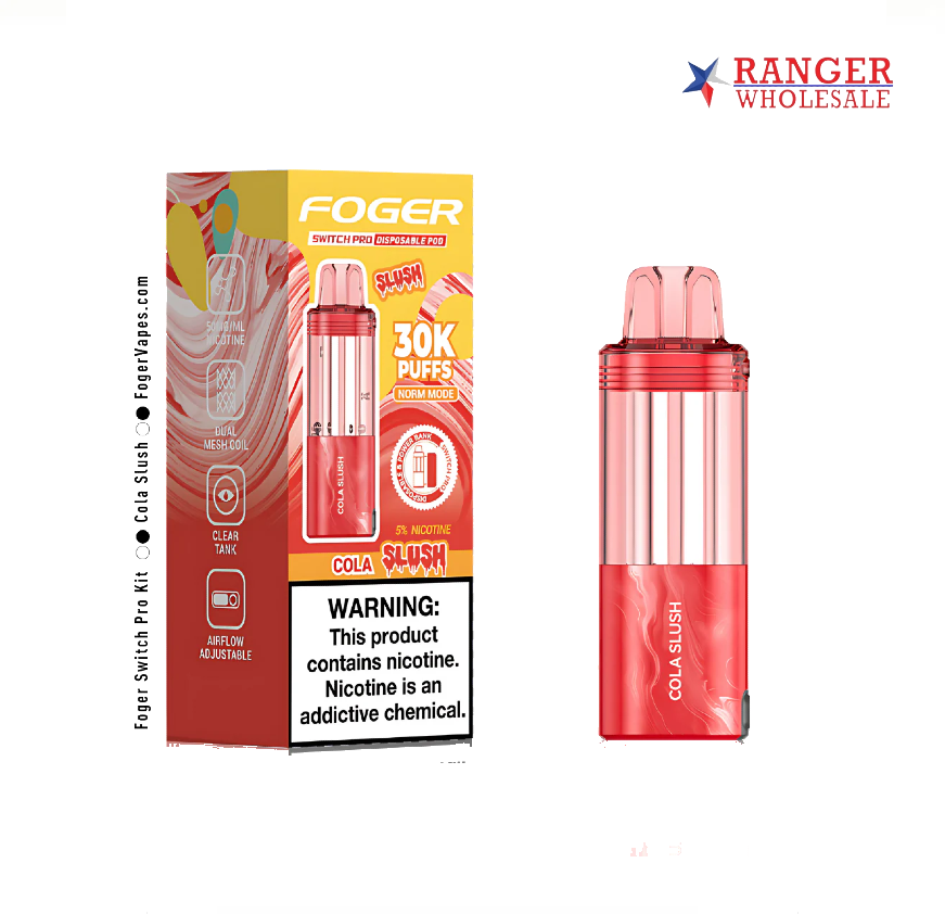 FOGER POD 30K 5CT COLA SLUSH Ranger Wholesale FOGER POD 30K 5CT COLA SLUSH Ranger Wholesale