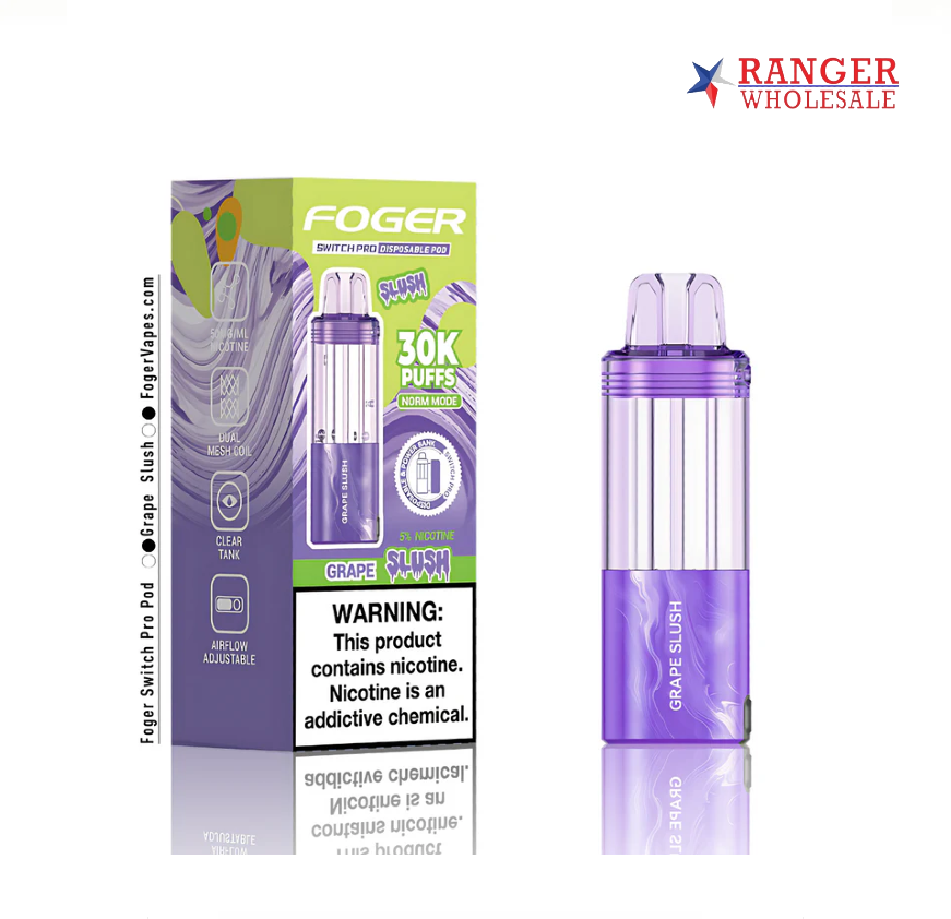 FOGER POD 30K 5CT GRAPE SLUSH