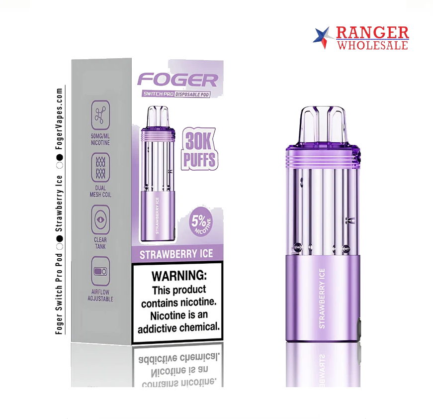 FOGER POD 30K 5CTSTRAWBERRYICE