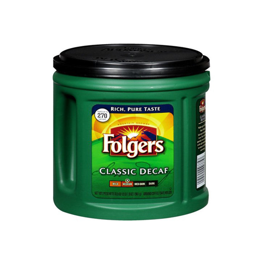 FOLGERS DECAF 33.90Z