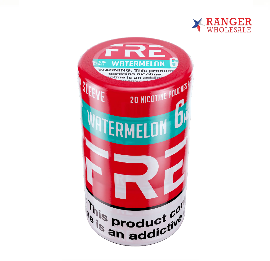 FRE NICOTINE PCH WATERMELON6MG