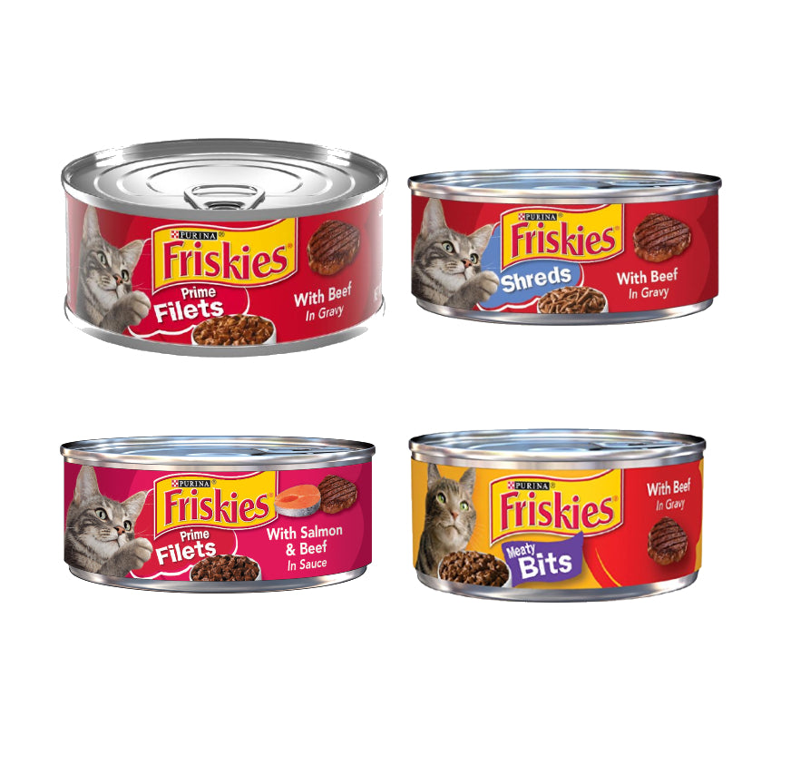 FRISKIES BEEF CAT FOOD SINGLE