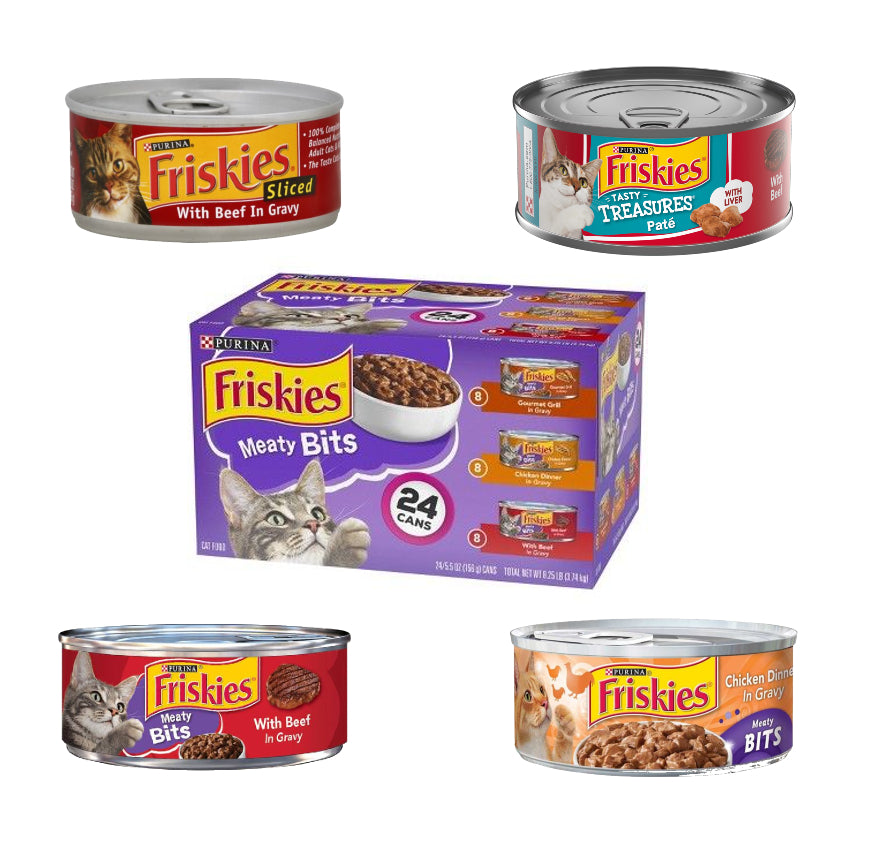 FRISKIES MEATY VARITY 5.5OZ  S