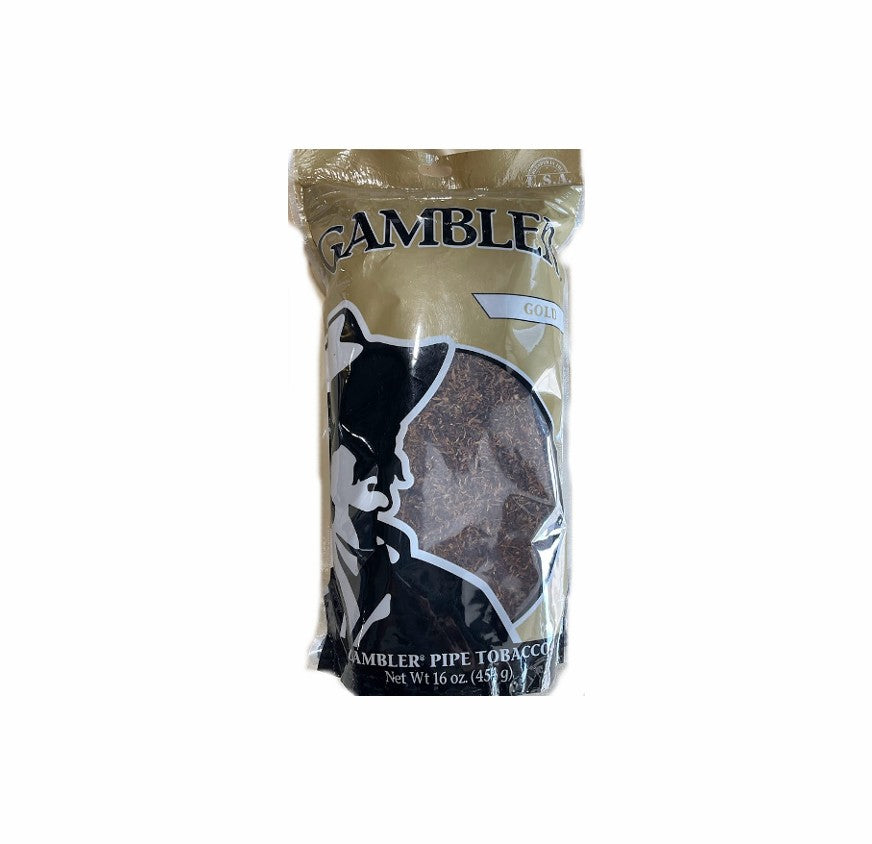 GAMBLER GOLD 16OZ PIPE TOB
