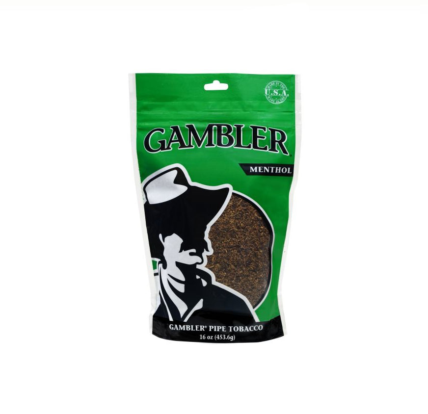 GAMBLER MENTHOL 16OZ PIPE TOB
