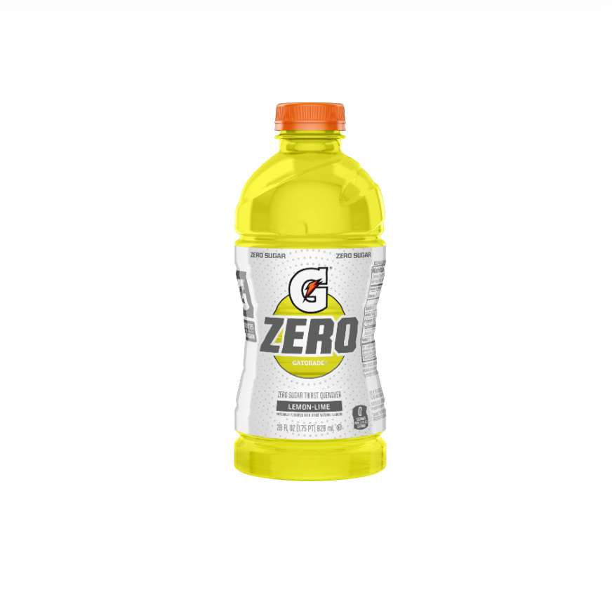 GATORADE 28oz-15CT ZERO LEMON