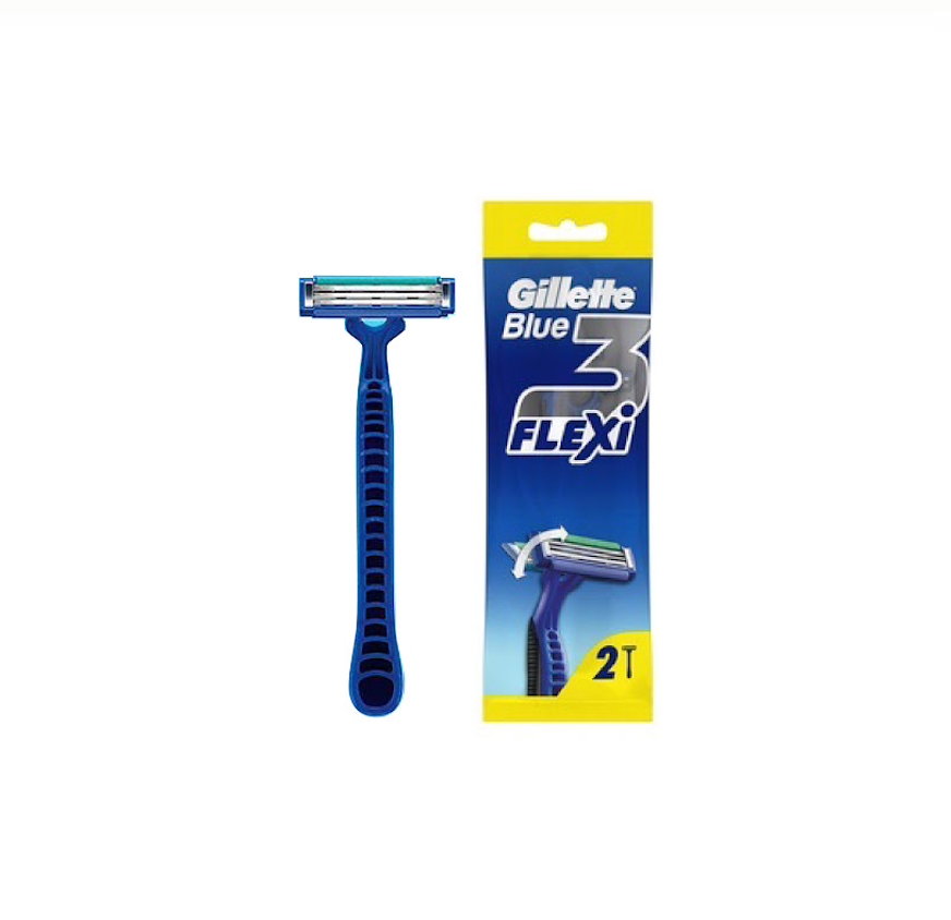 GILLETTE  FLEXI3 BLUE 2PK