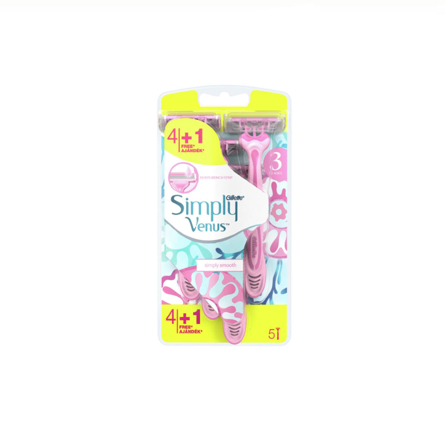 GILLETTE SIMPLY VENUS  -5CT