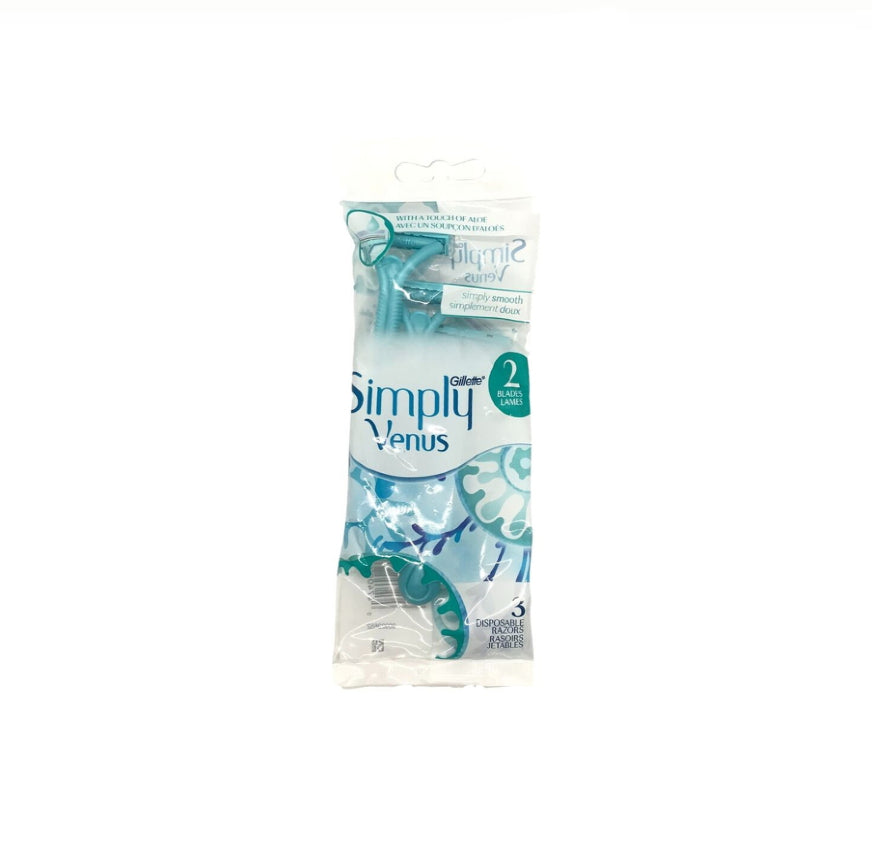 GILLETTE SIMPLY VENUS 3CT