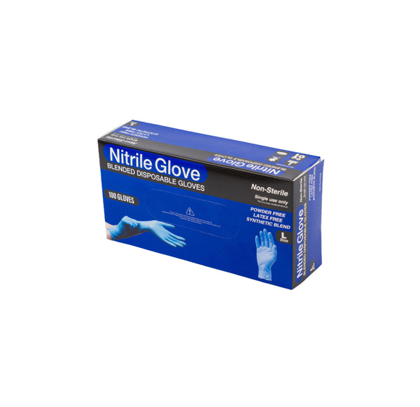 GLOVES NITRILE/V 100CT