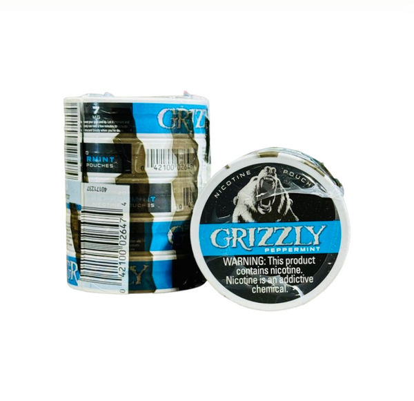 GRIZZLY NICOTINE PCH PMINT 7MG