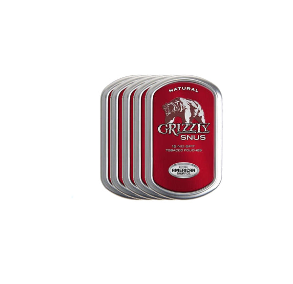 GRIZZLY SNUS NATURAL 5PK