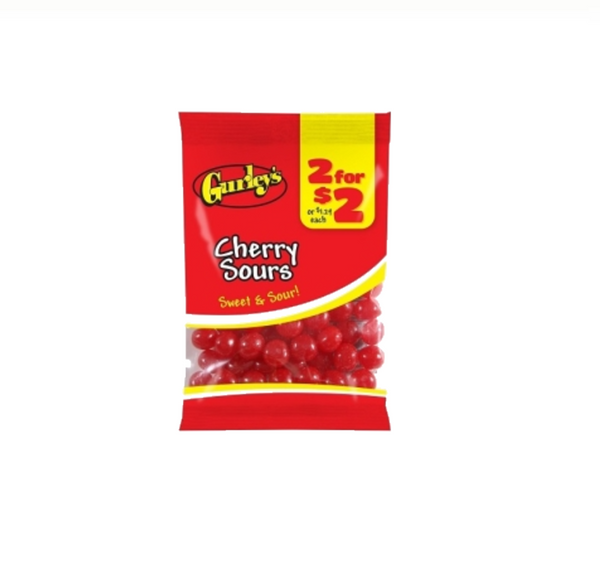 GURLEYS 2/$2 CHERRY SOURS 12CT