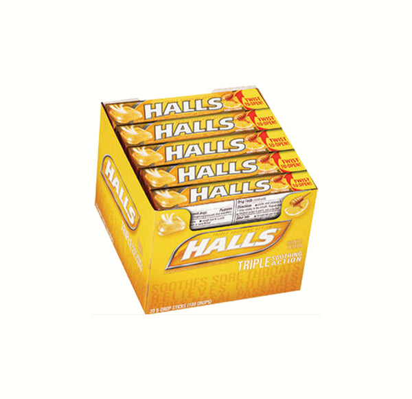 HALLS 20CT- honey lemon