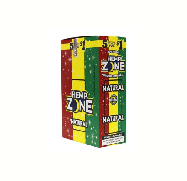 HEMP ZONE 5/$1 NATURAL 15/5PK