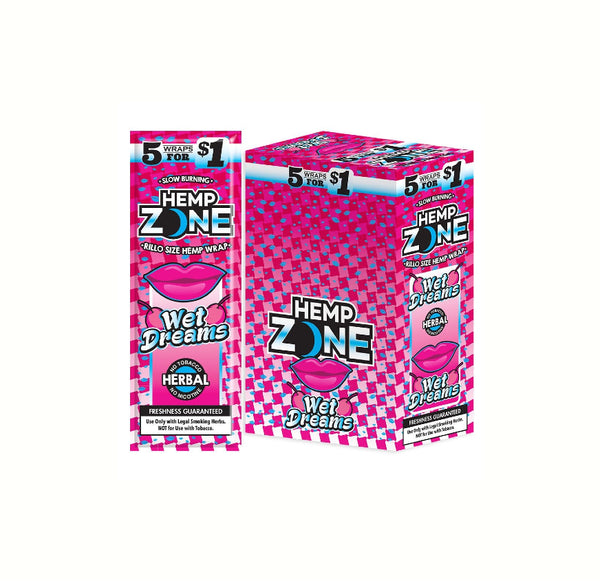 HEMP ZONE 5/$1 WET DREAM15/5PK