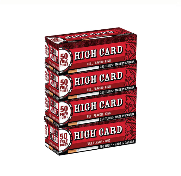 HIGH CARD TUBE RED KING4/250PK