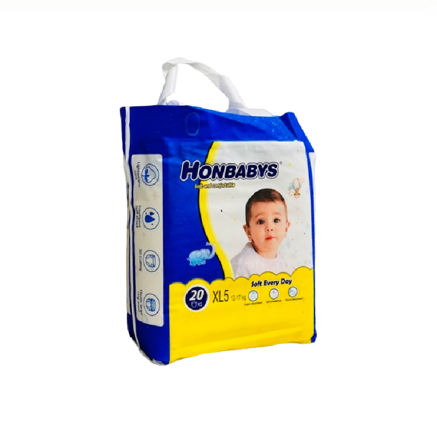 HONBABYS DIAPER SIZE 5 XL/20CT