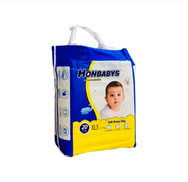 HONBABYS DIAPER SIZE 5 XL/20CT